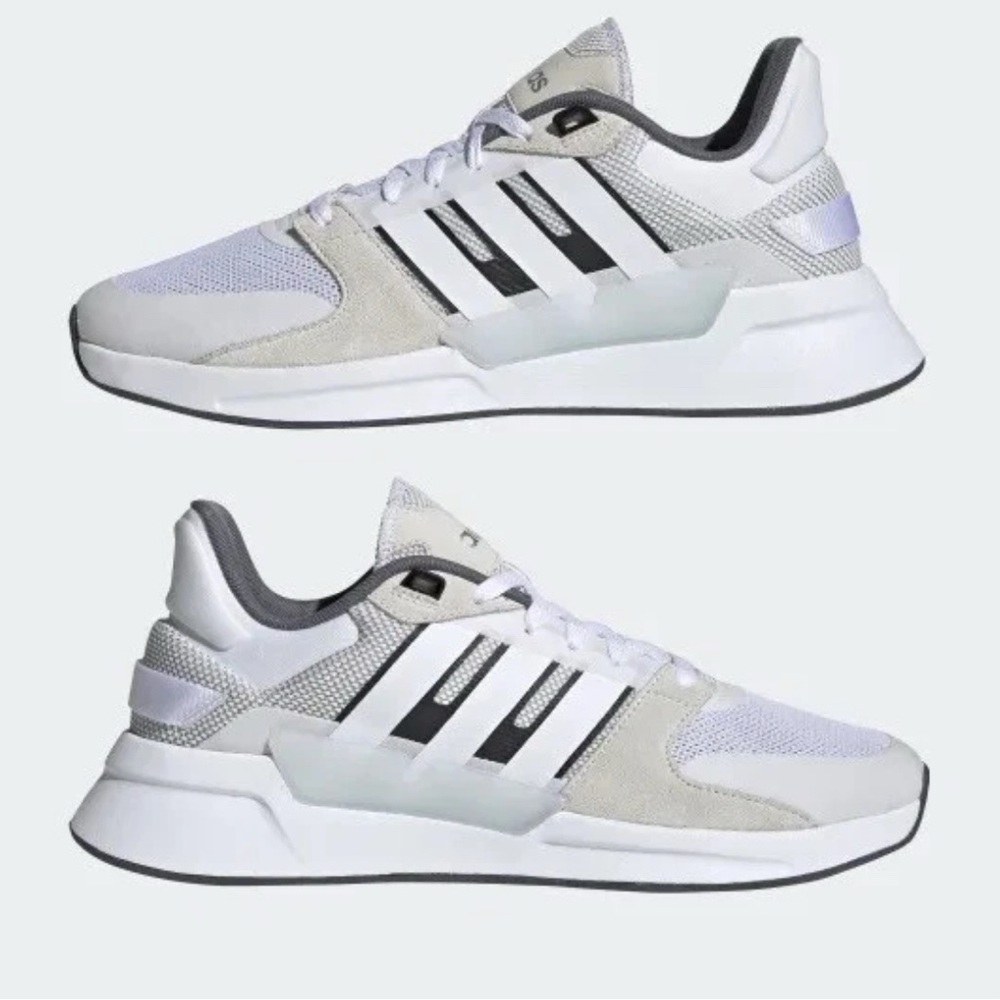 Adidas Originals Run 90’s Running Shoes, Clius White, EF0582 New without box.